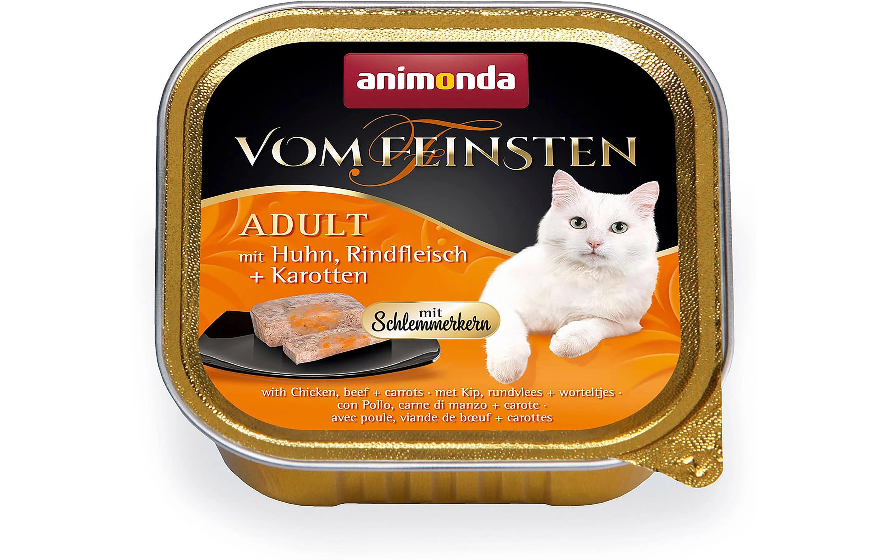 Animonda Cat Nassfutter v.Feinsten Schlemmerkern Huhn/Rind 100g
