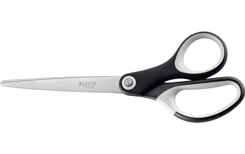 Leitz Schere Titan 18cm für Links- und Rechtshänder, schwarz
