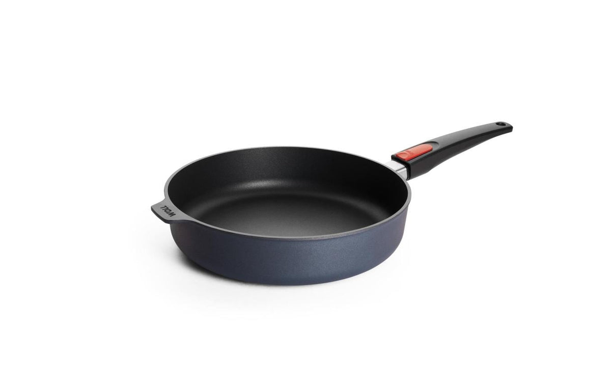 Woll Bratpfanne Diamond Lite Hochrand 28 cm, Mit abnehmbarem Stiel
