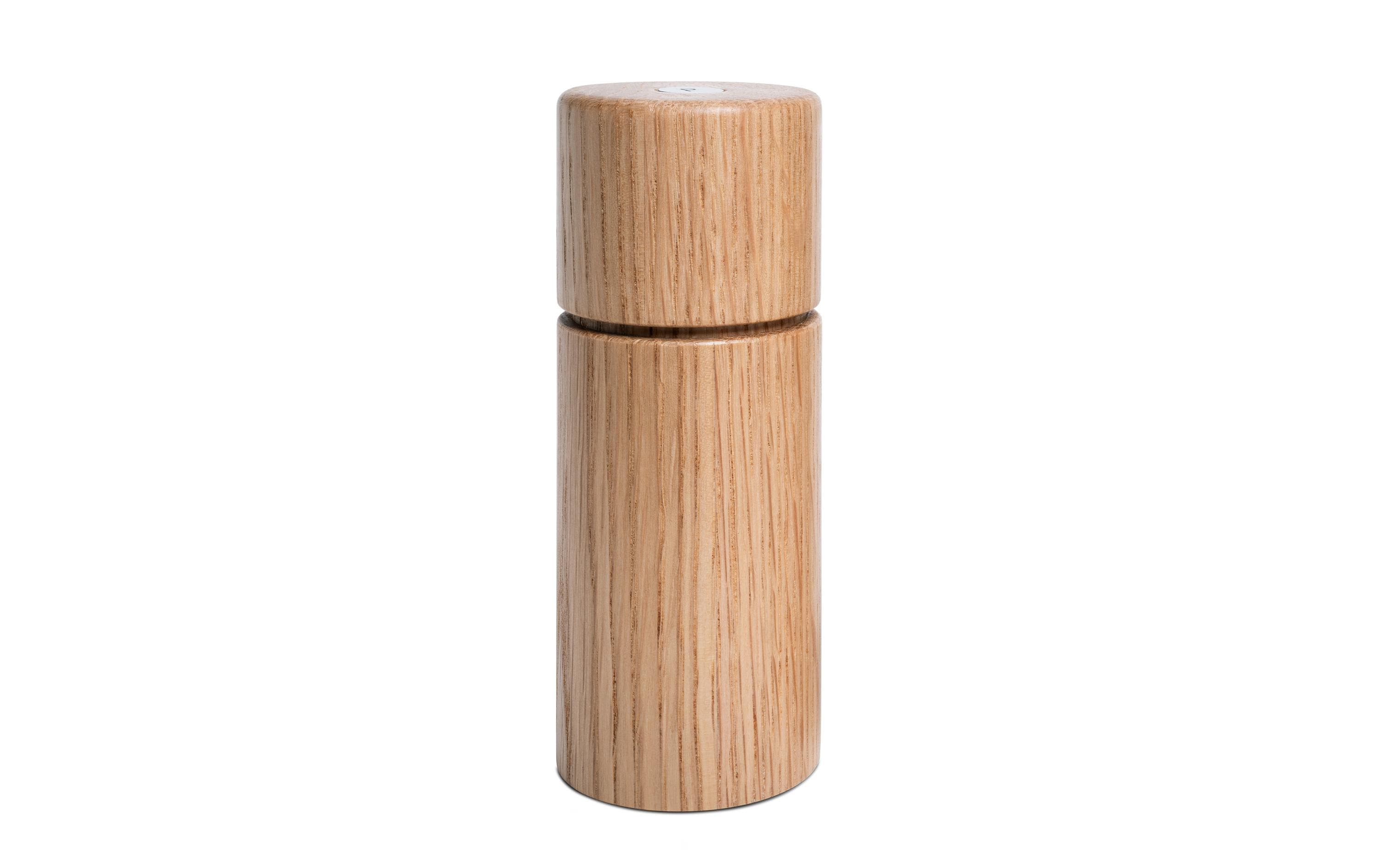 Crushgrind Gwürzmühle BERGEN braun 12 cm, FSC Eiche