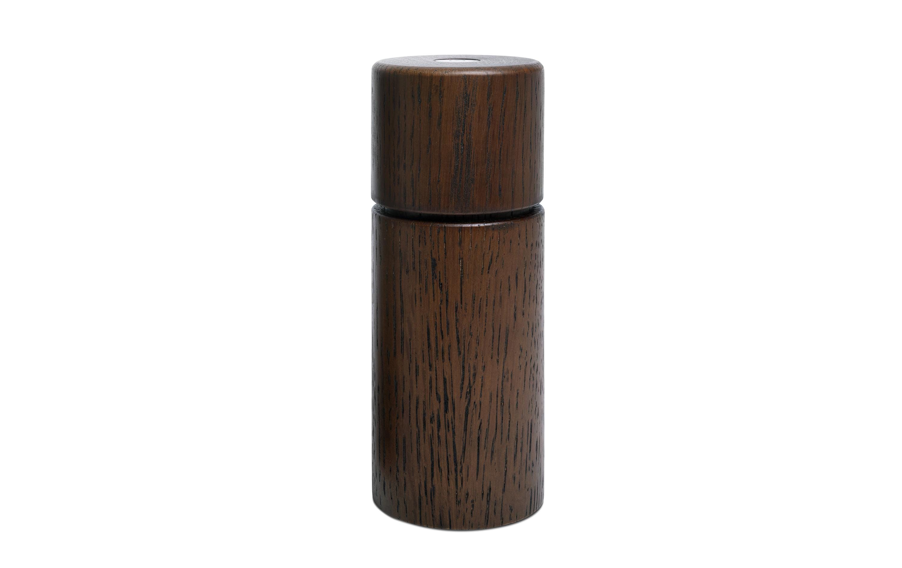 Crushgrind Gwürzmühle BERGEN dunkelbraun 12 cm, FSC Eiche