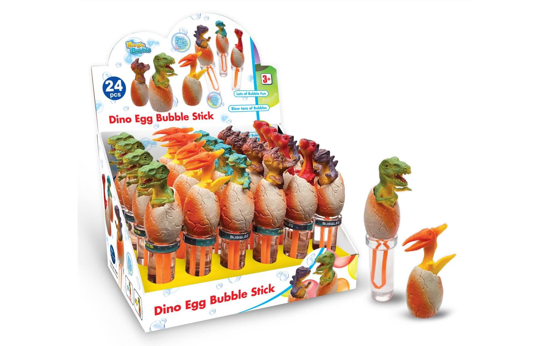 Magic Bubble Dino Egg Bubble Stick assortiert