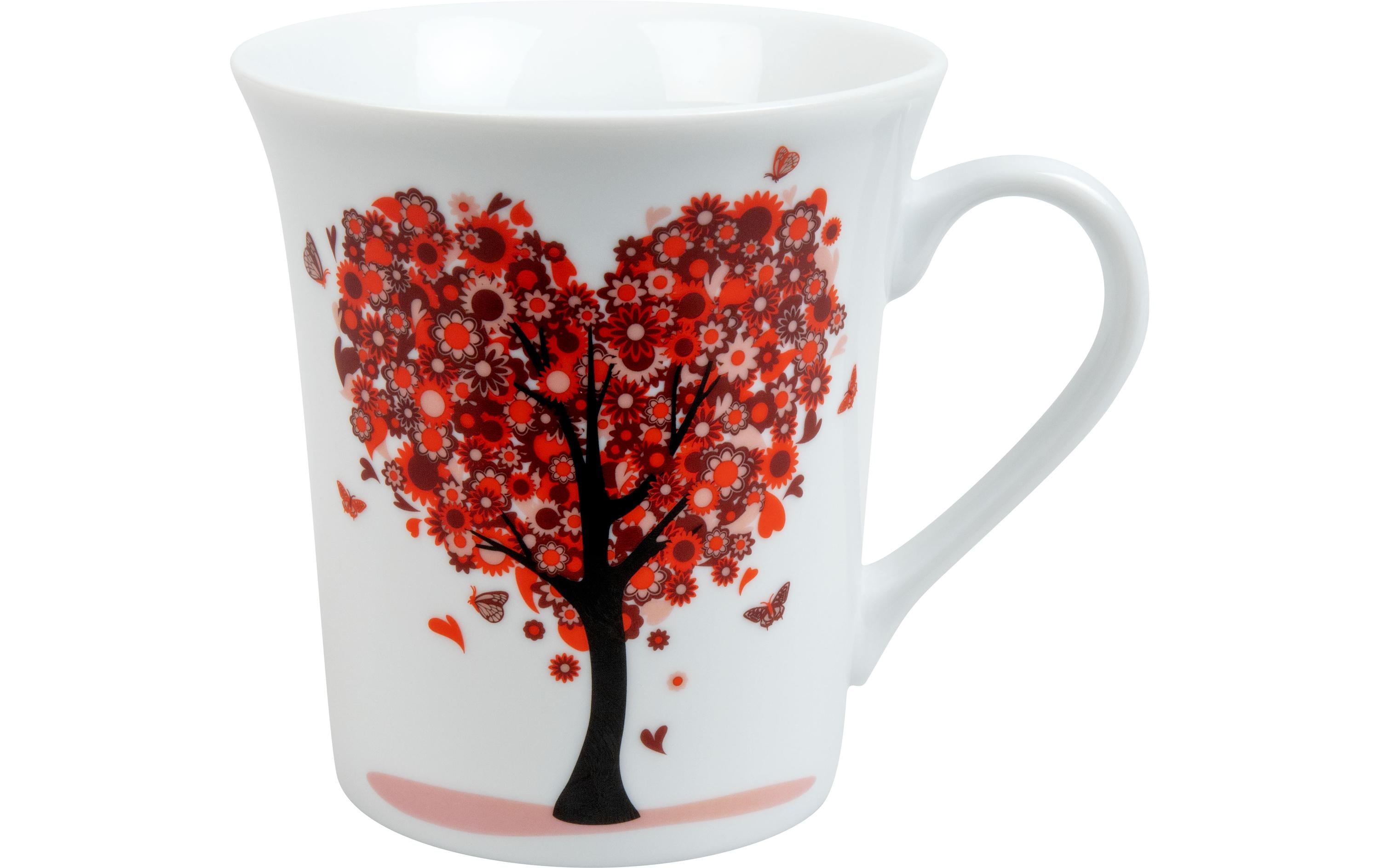 Könitz Becher Love Grows 410ml, H: 105mm, B: 128mm, D: 98mm
