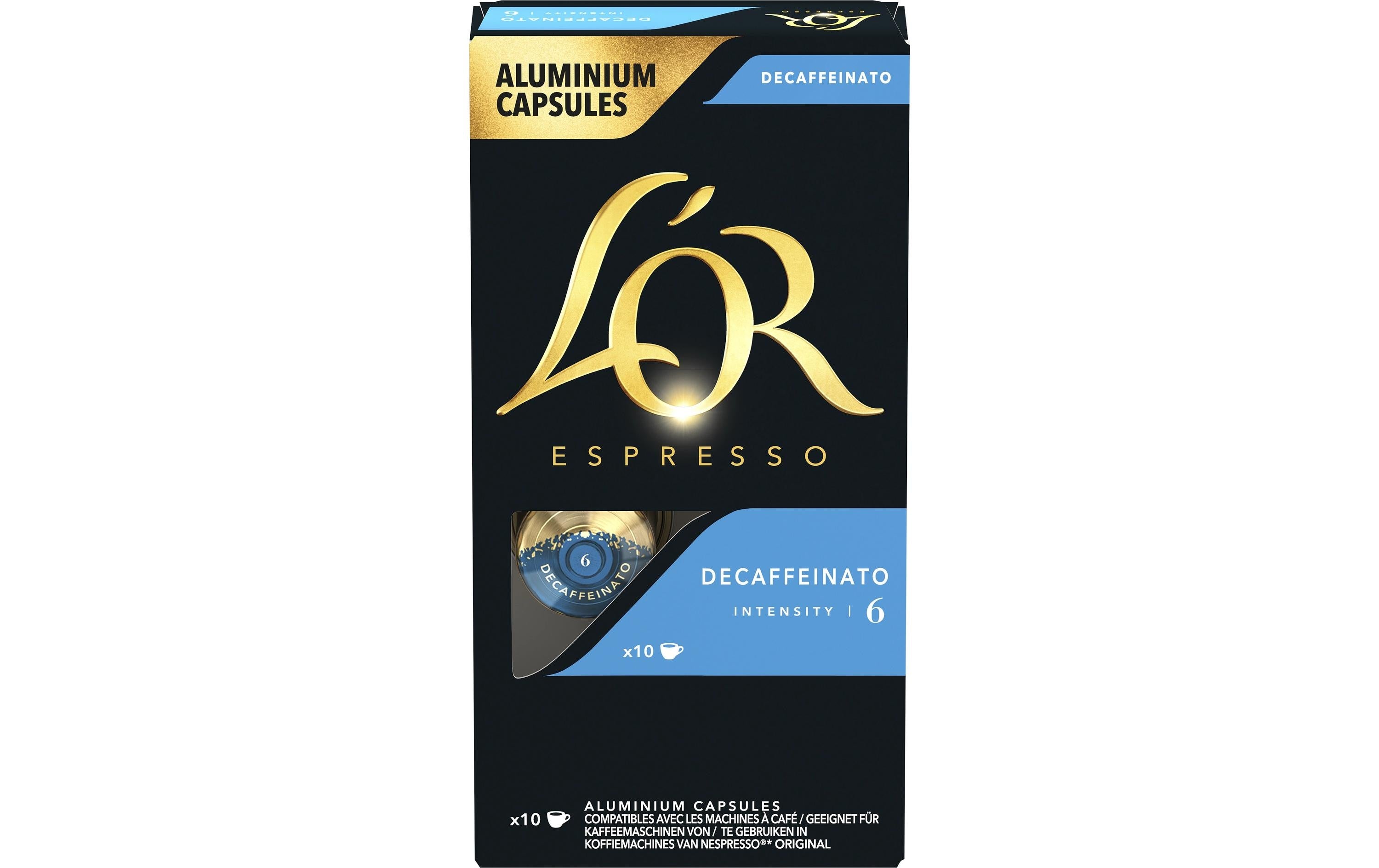 Kaffeekapseln L'Or Decaffeinato 10 Stück