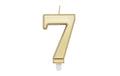 Amscan Kerzen Zahl 7 Sparkling Celebrations Gold