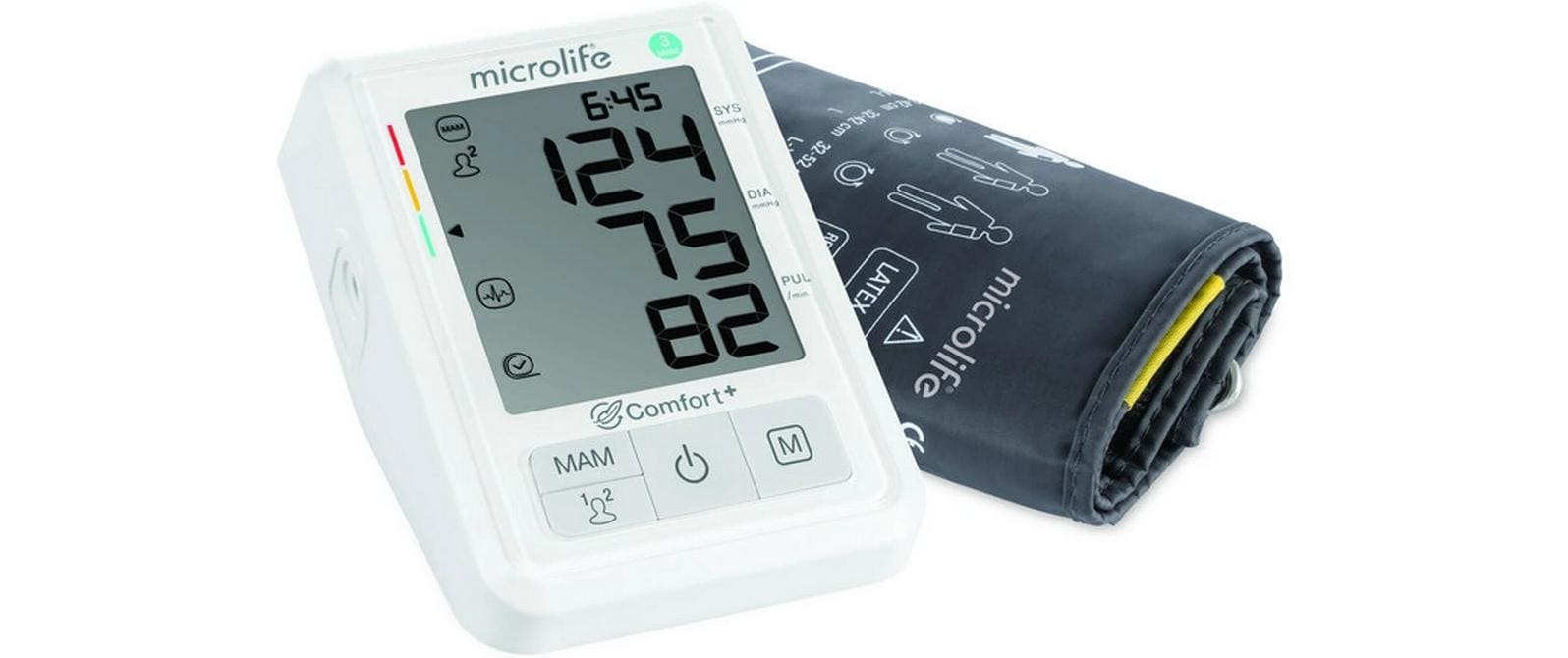 Microlife Blutdruckmessgerät B3 Comfort Oberarm, 2x 60 Speicherplätze