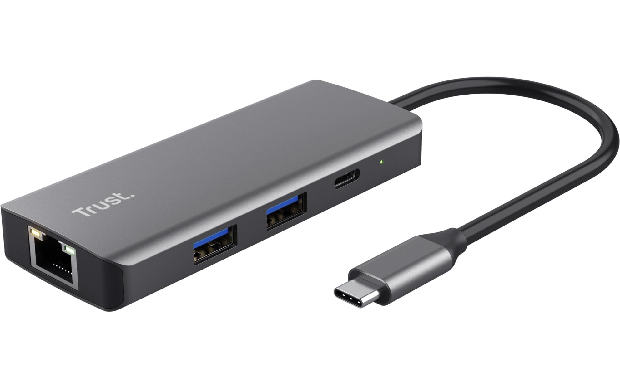 Trust Dalyx 6-in-1 USB-C Multi-Port-Adapter Multi-port Dock