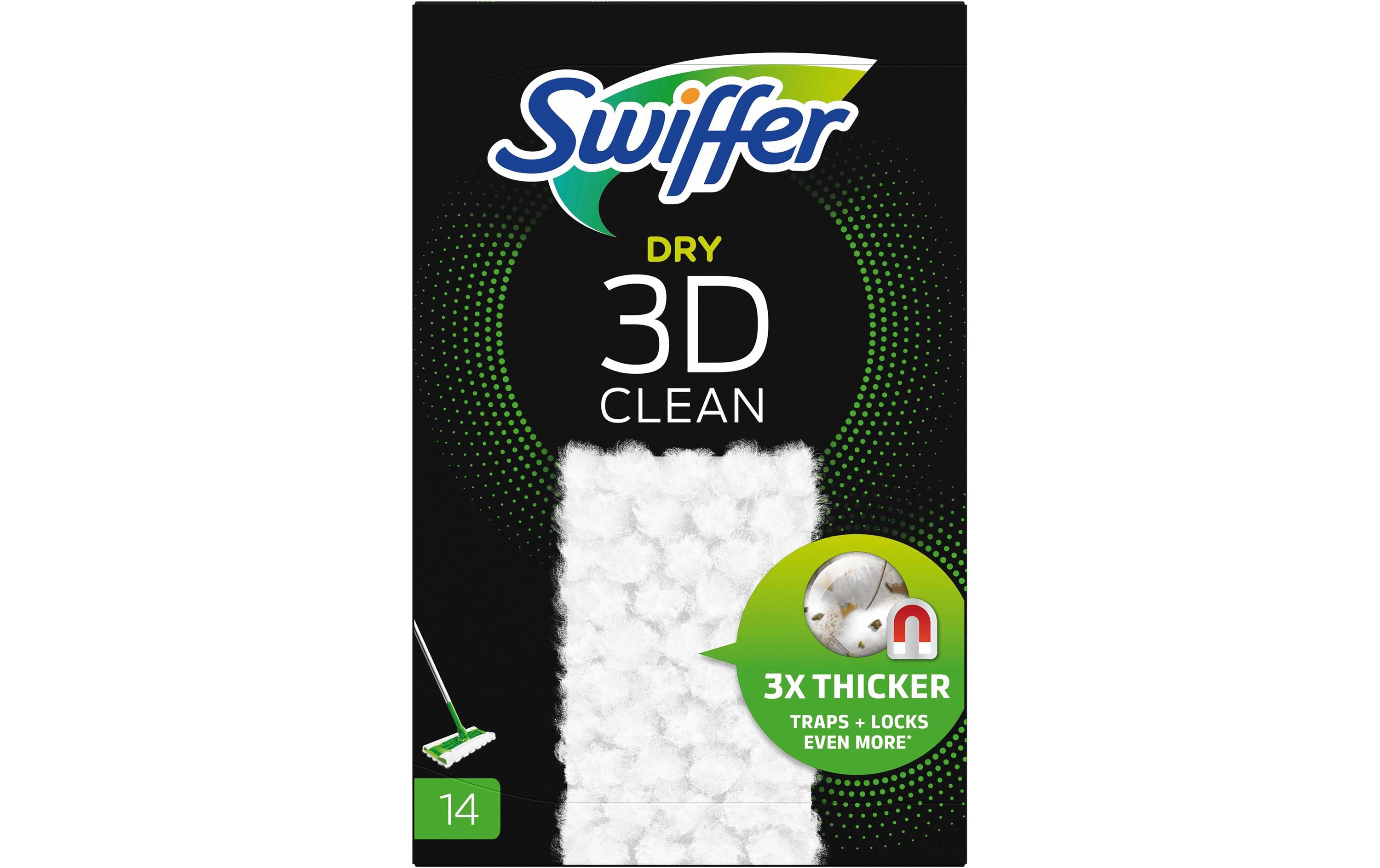 Swiffer Trocken Wischtücher 3D Nachfüllpackung 14er