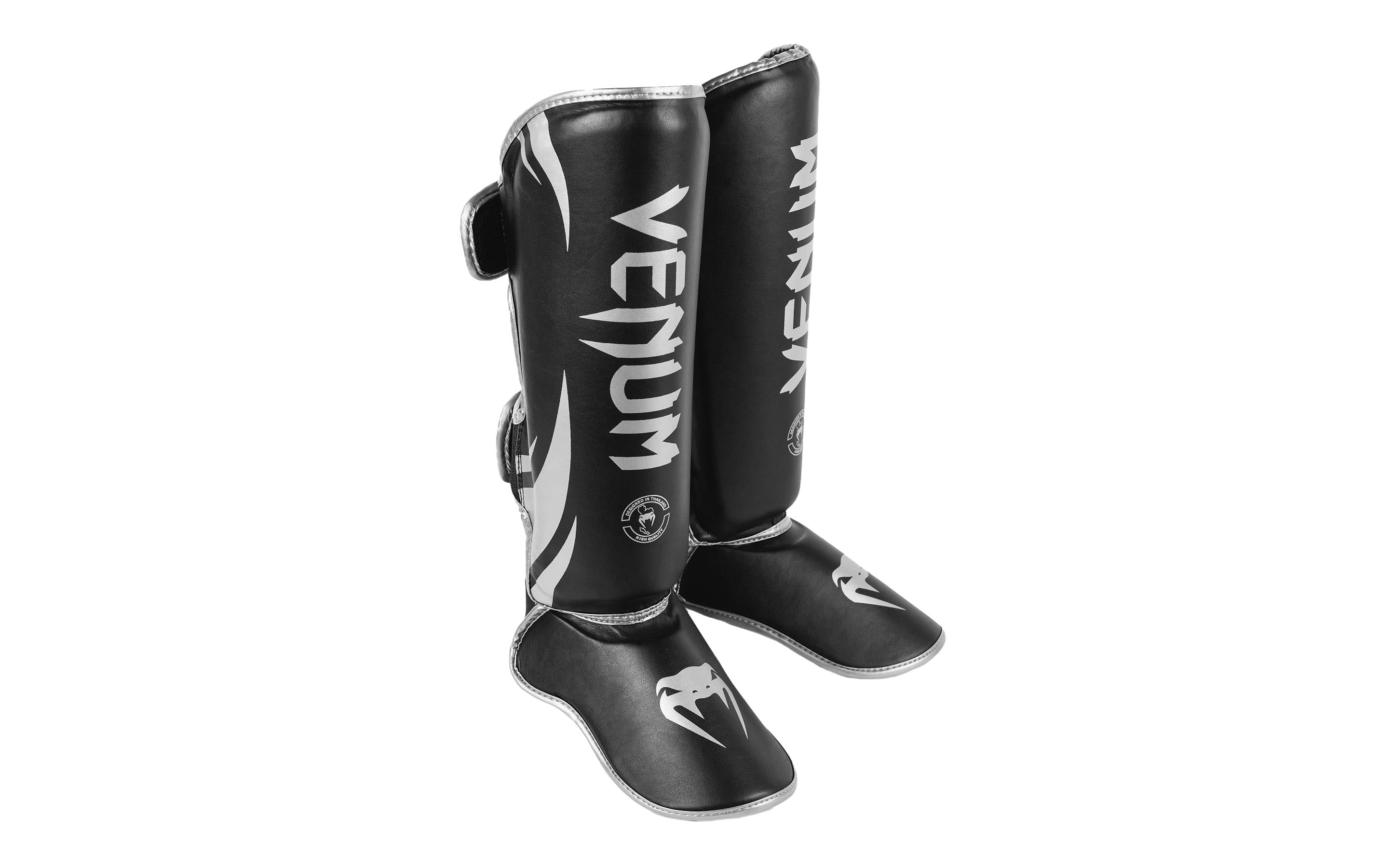 Venum Challenger Standup Shin Guards Gr.XL,Black/Silver