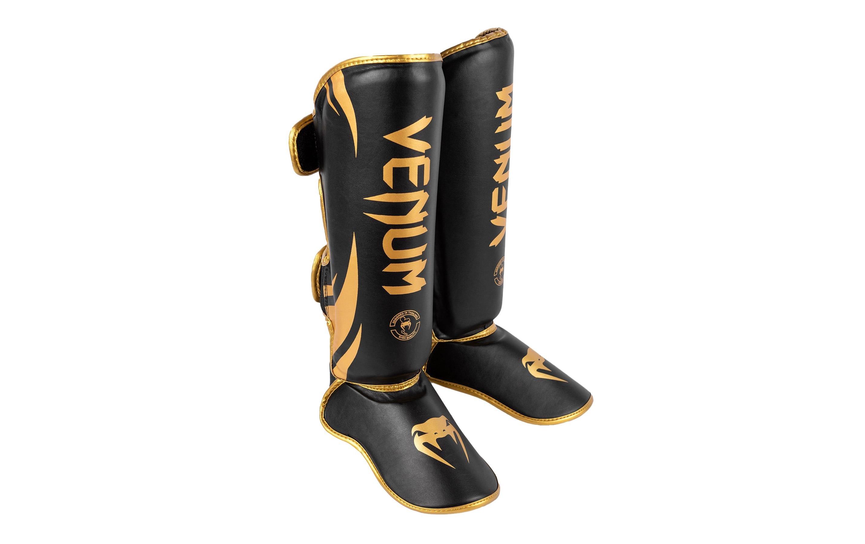 Venum Challenger Standup Shin Guards Gr.L,Black/Gold