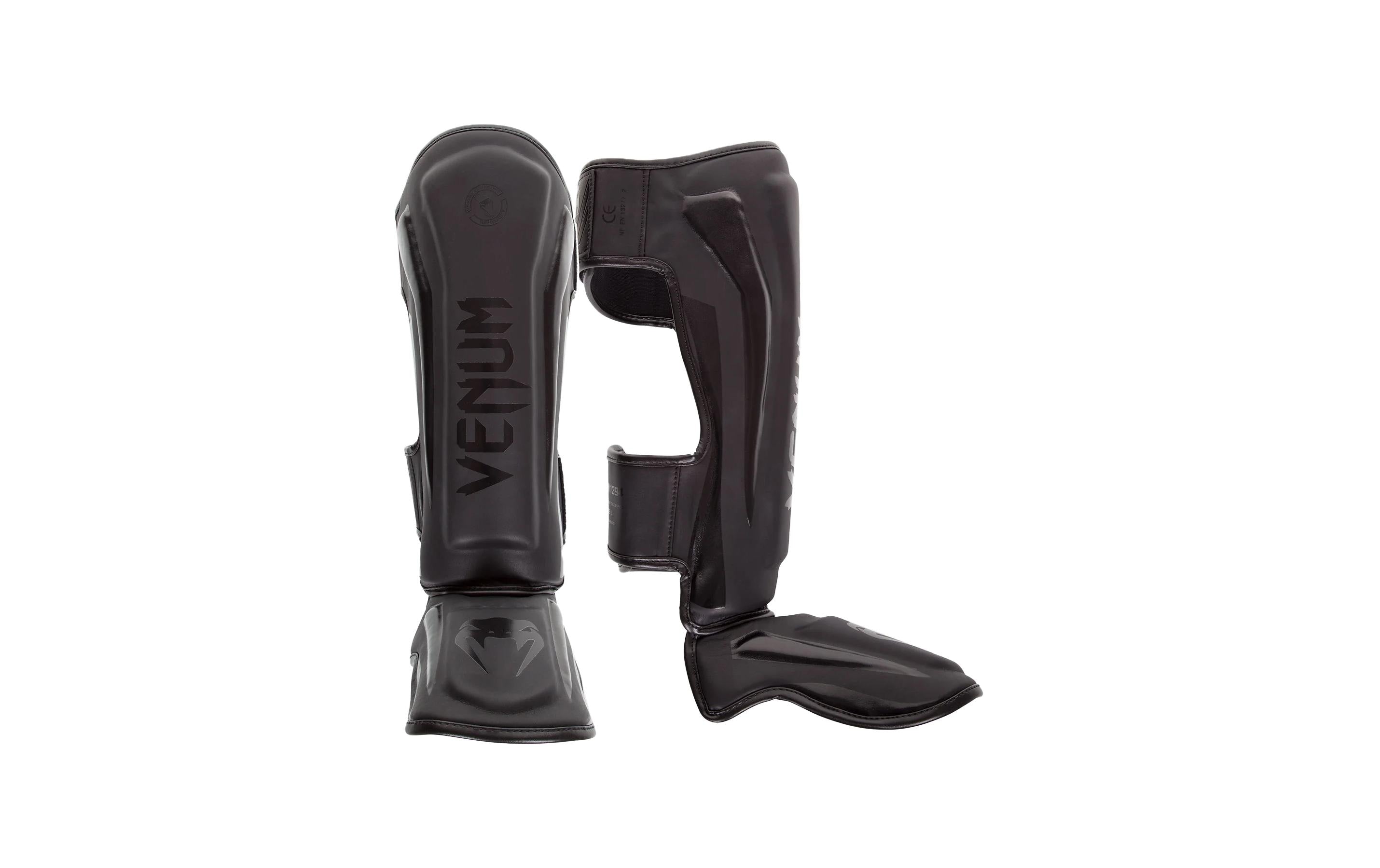 Venum Elite Standup Shin Guards Gr.L,Black/Black