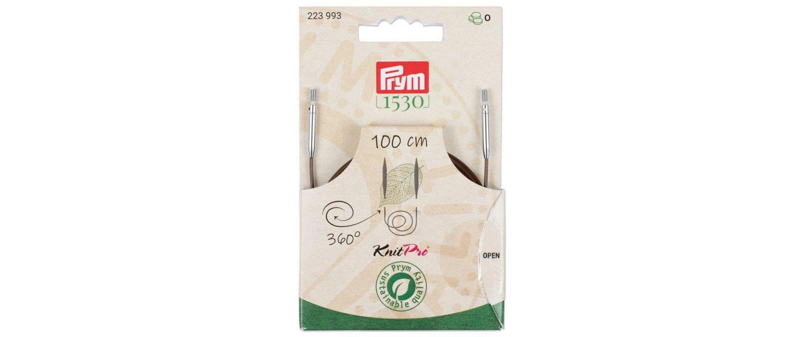 Prym Natural Kunststoffseil & Zubehör 360° drehbar, 100 cm
