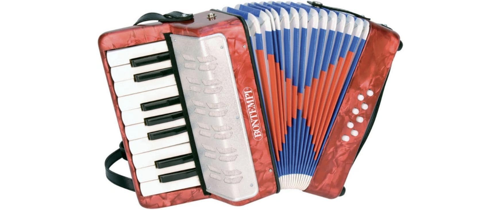 Bontempi Akkordeon mit 17 Tasten(C-E) und Halbtöne