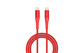 USB-C Kabel PrimeCord 60W 1,5m, rot