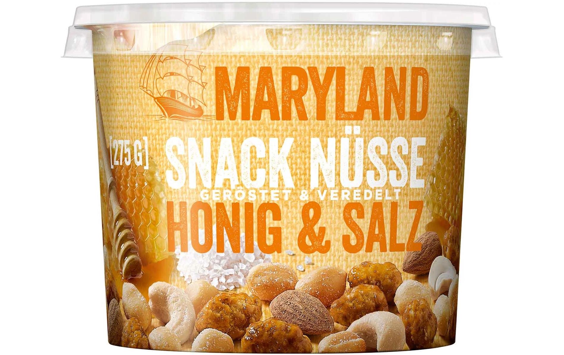 Maryland Snack Nüsse Honig 275 g