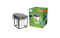 Philips Outdoor Wandleuchte  Solar Blaise 3000K, 1.5W, IP44