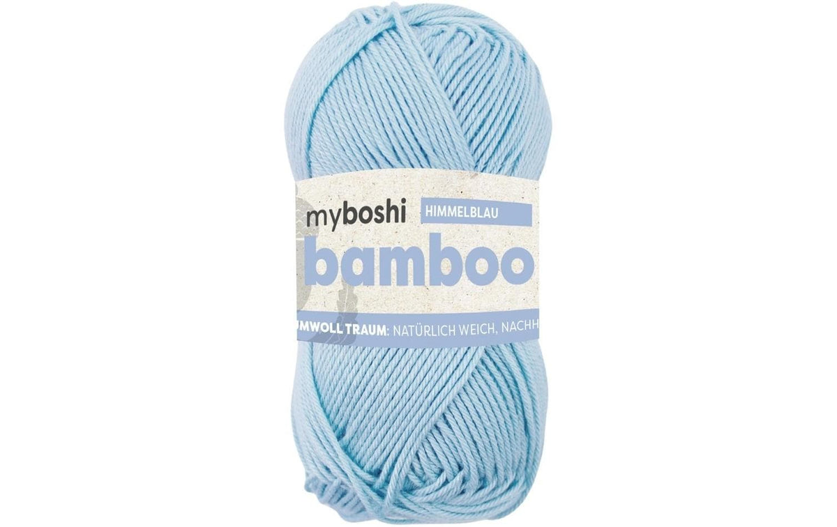 myboshi Wolle Bamboo, himmelblau 50 g, 125 m, 60% BB  40 % CO