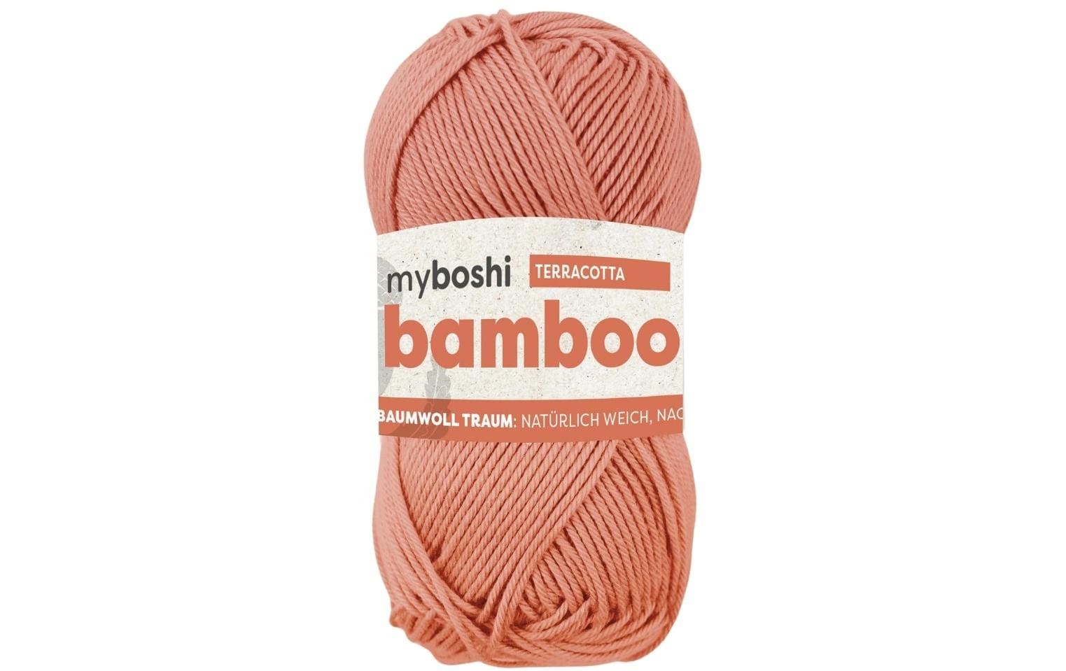 myboshi Wolle Bamboo, terracotta 50 g, 125 m, 60% BB 40 % CO