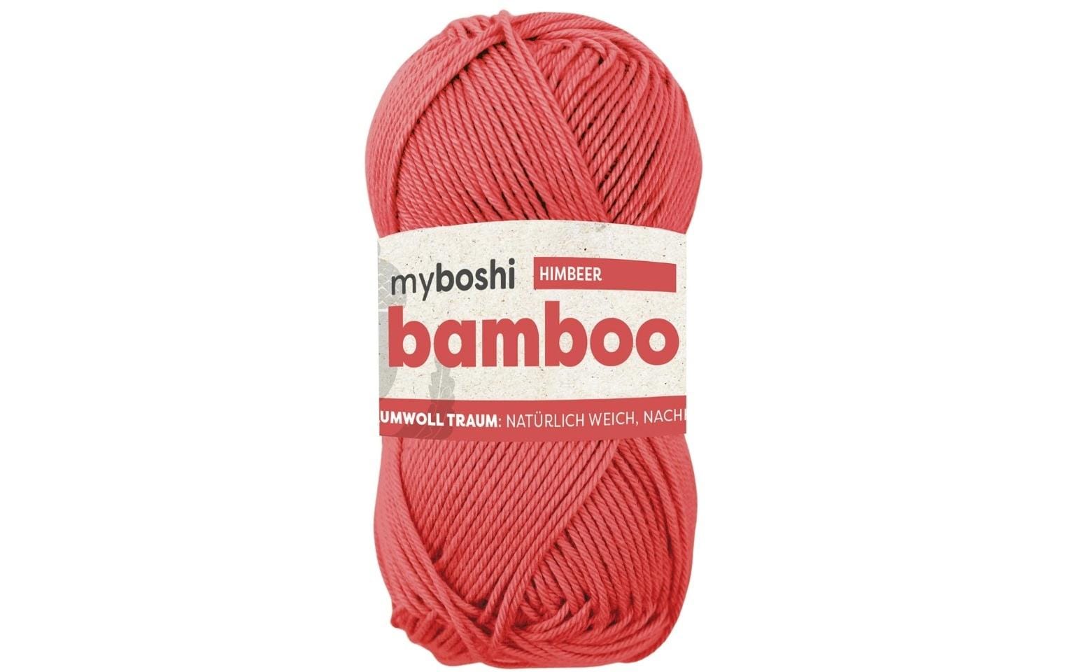 myboshi Wolle Bamboo, himbeer 50 g, 125 m, 60% BB  40 % CO