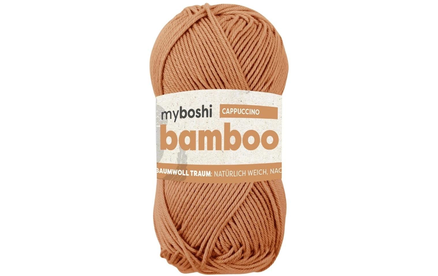 myboshi Wolle Bamboo, cappuccino 50 g, 125 m, 60% BB  40 % CO