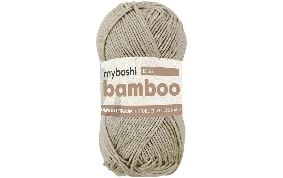 myboshi Wolle Bamboo, beige 50 g, 125 m, 60% BB  40 % CO
