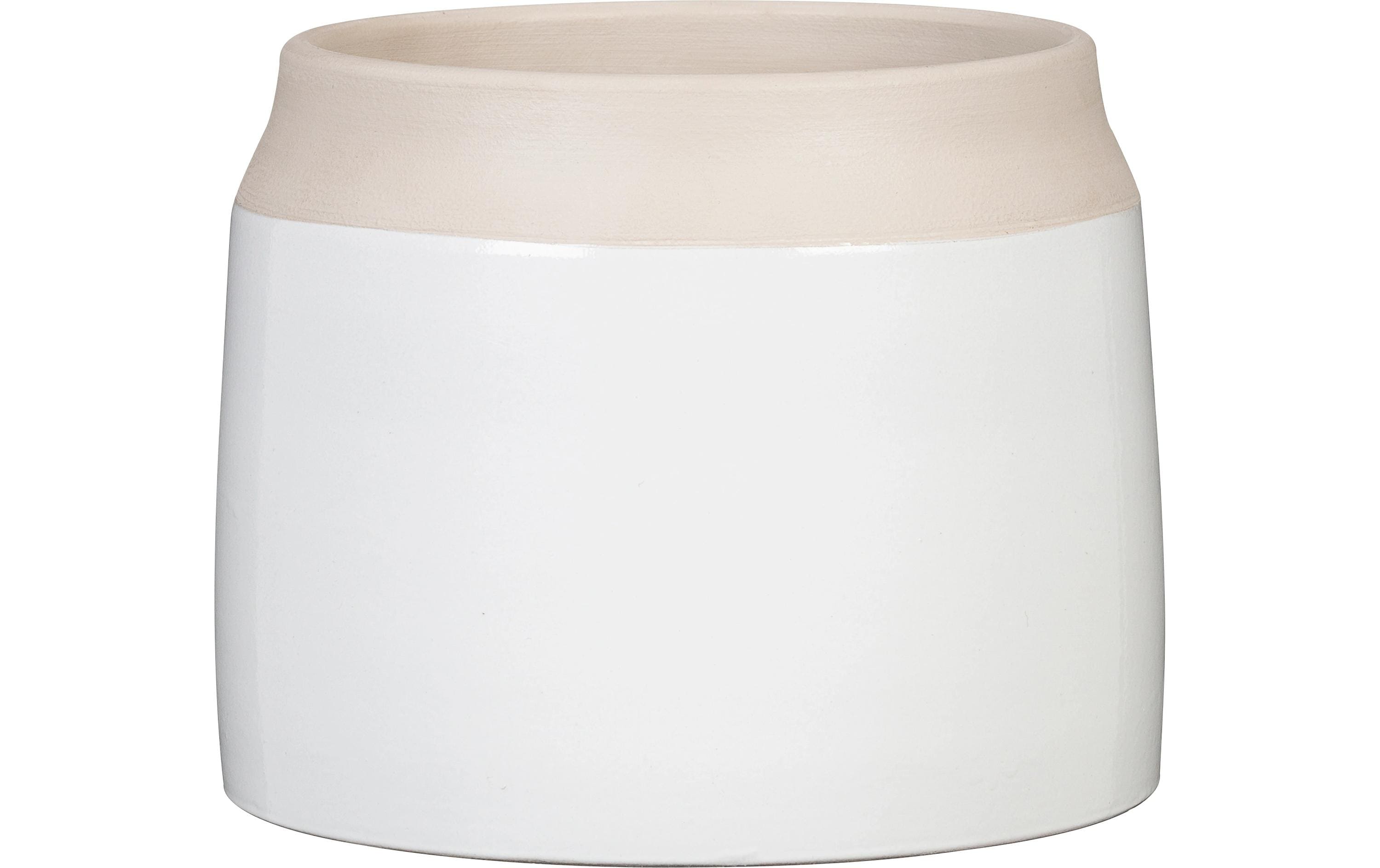 Scheurich Übertopf Blanco 20/717 Weiss , 17.5x17.5x16.5cm