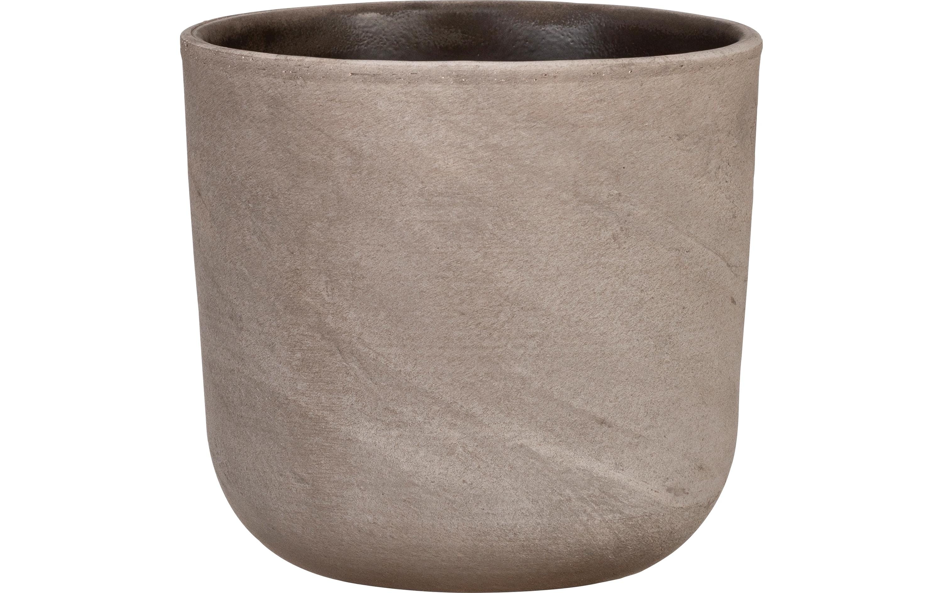 Scheurich Übertopf Travertino 24/981 Braun , 23x23x21.9cm