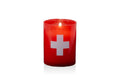 balthasar Kerze mit Schweizer Kreuz 5x6 cm (DXH)