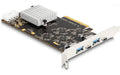 Delock 90097 PCI Express x8 Karte 2x USB Type-C 20Gbps, 2x USB Type-A 10Gbps