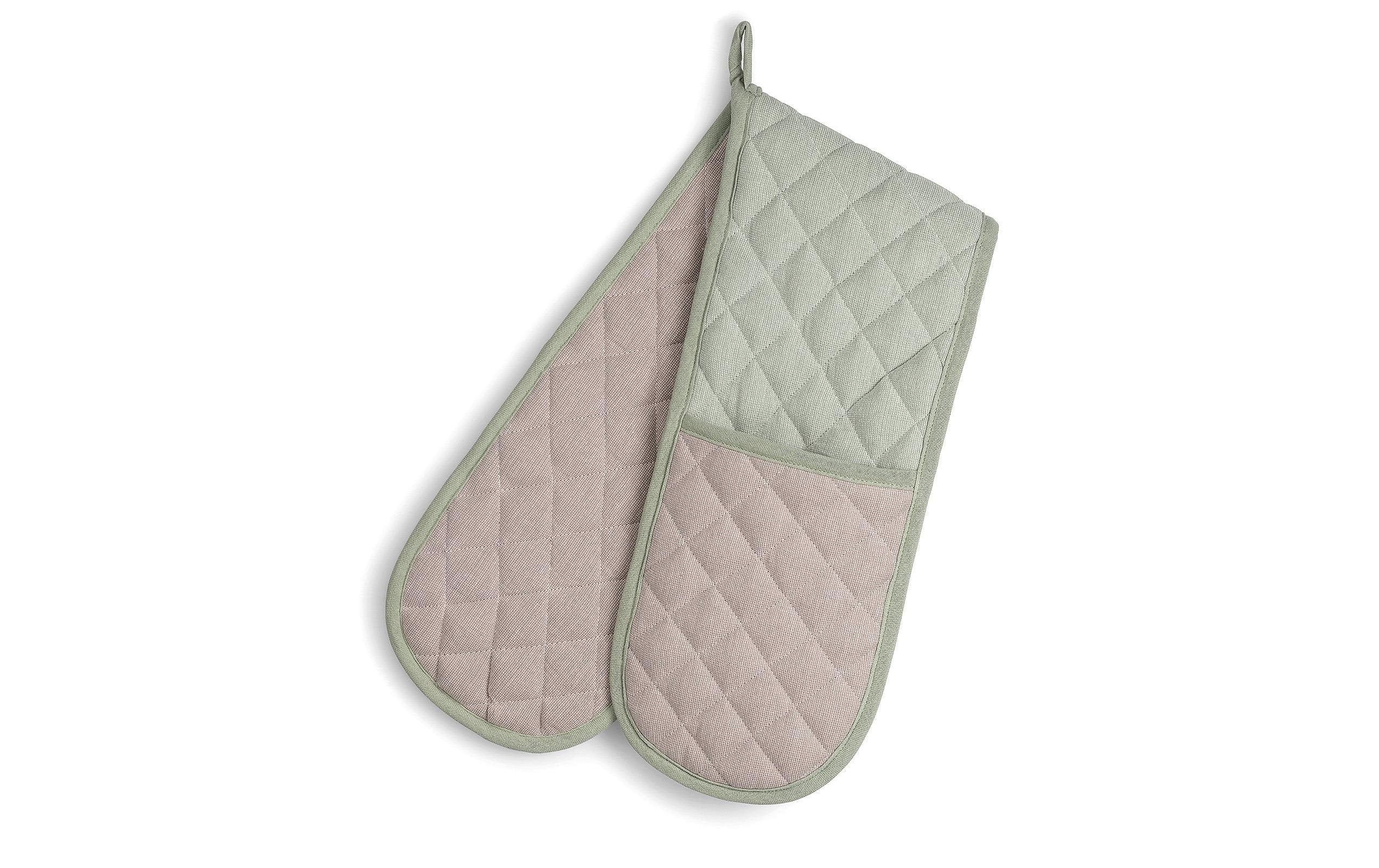 Kela Küchenhandschuh Tia Nougat Rauchgrün