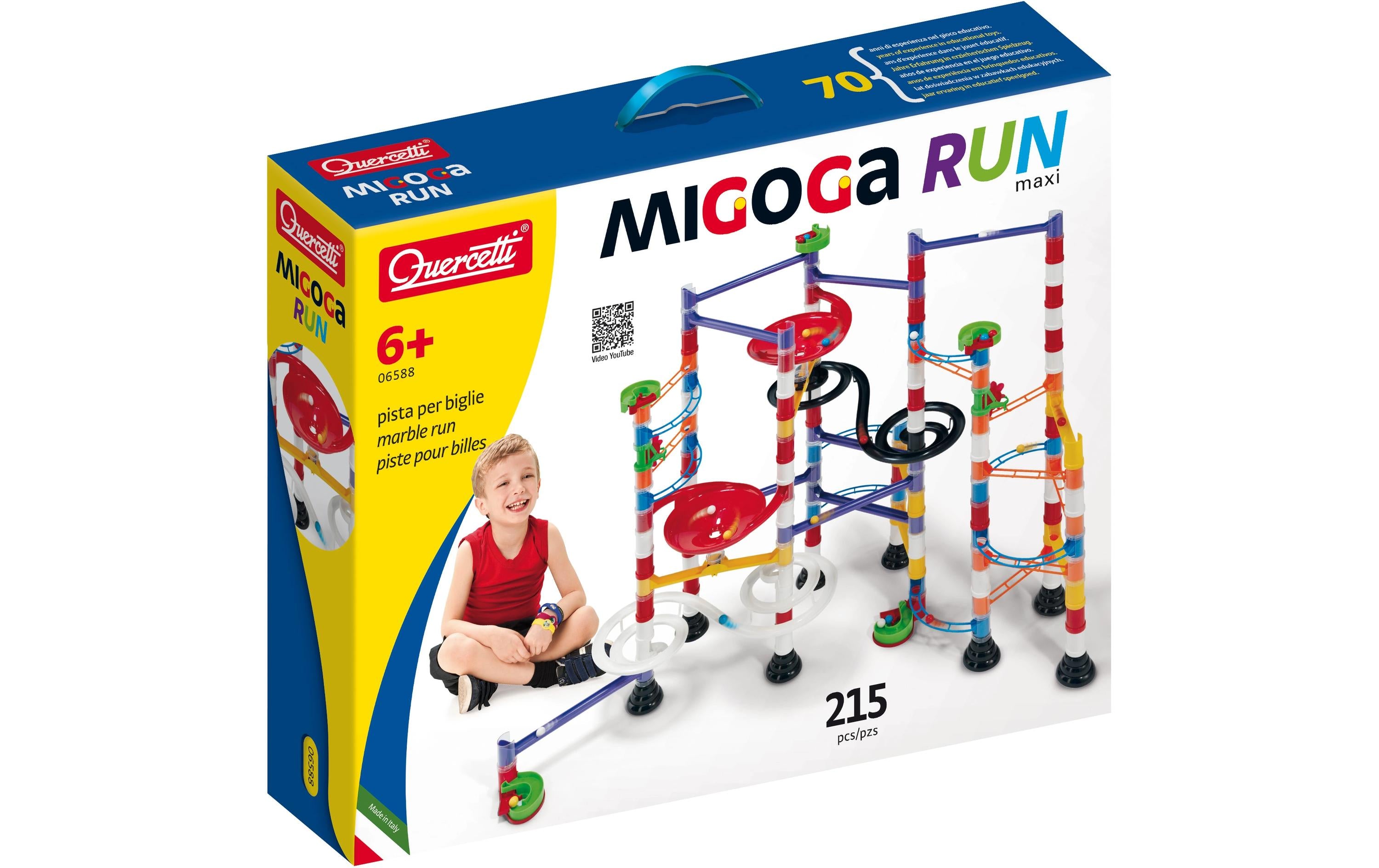 Quercetti Migoga Run Maxi Kugelbahn 215 Teile