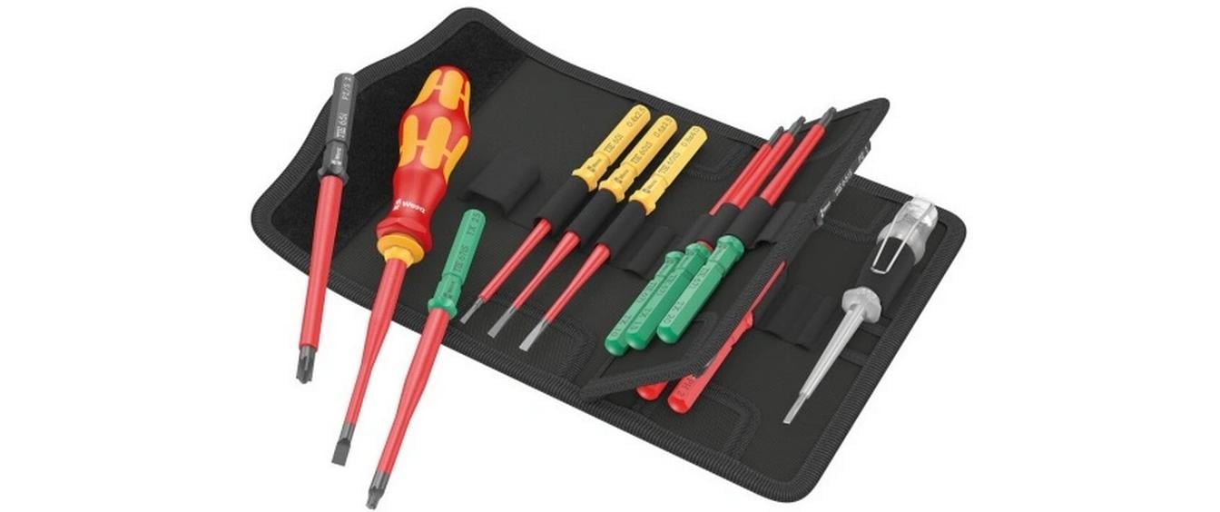 Wera VDE-Wechselklingen mit Handhalter Kraftform Kompakt,16 extra slim 1