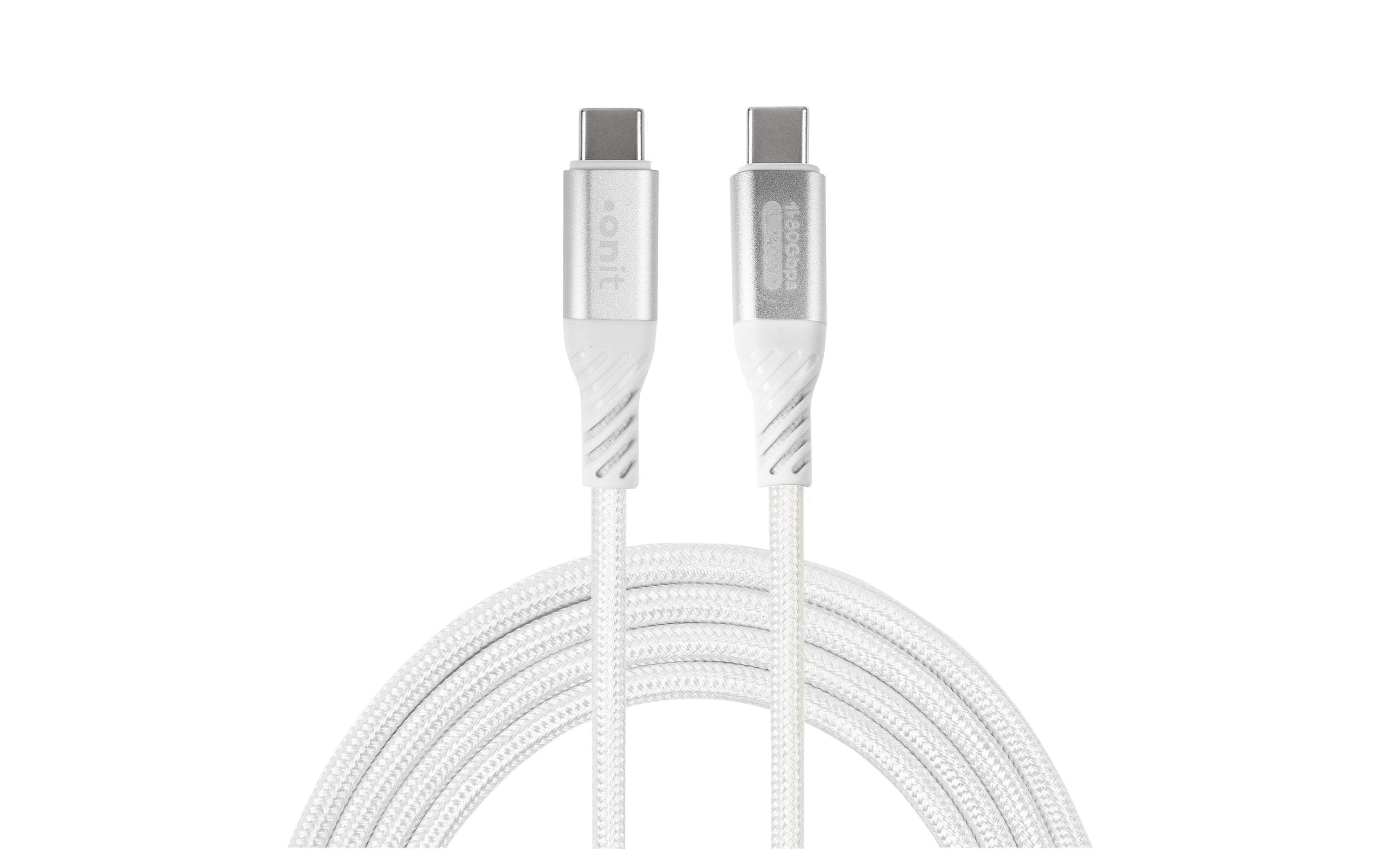 onit Premium USB4V2-Kabel C-C weiss 0.5m USB 4.0 V2 / 240W / 80Gbps / 8K@60Hz