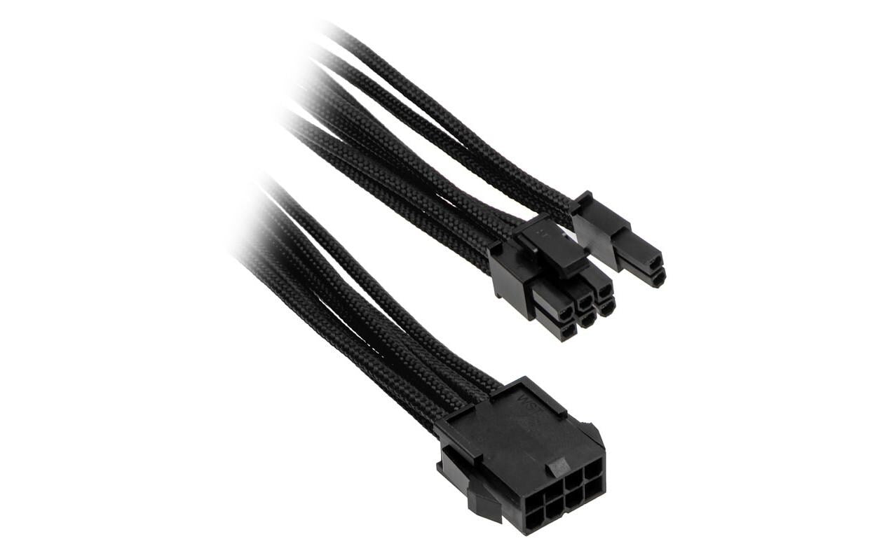 Phanteks 6+2-Pin PCIe Verlängerun 50cm - sleeved schwarz