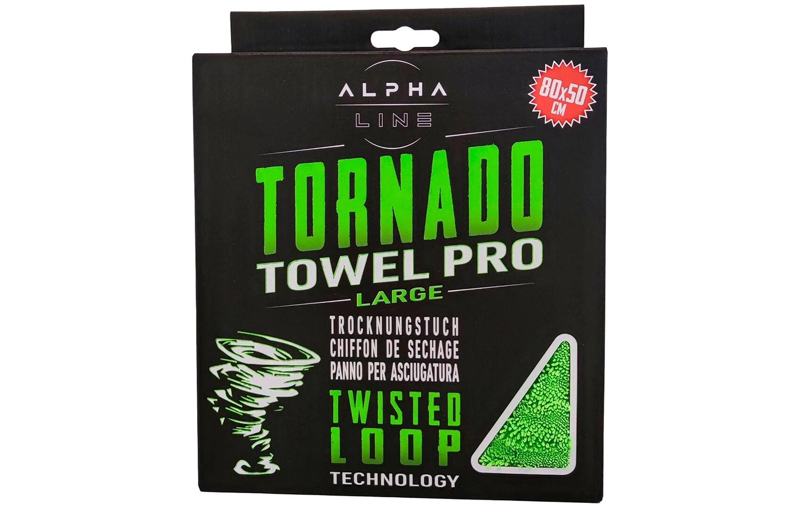 ALPHA LINE  Trocknungstuch 80 x 50 cm Tornado Towel Pro Large