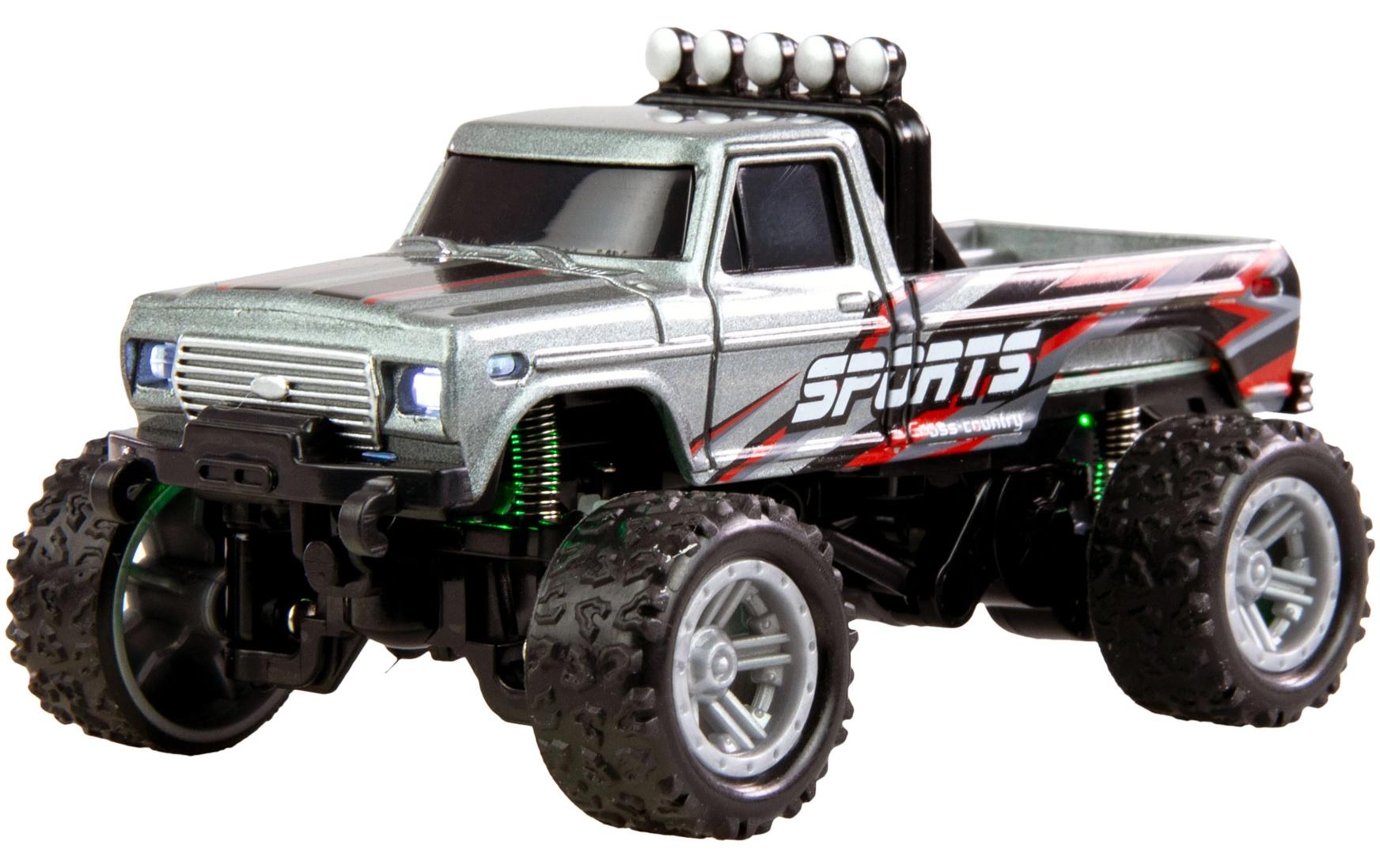 Amewi RC-Monstertruck Die Cast 1:64 RTR grau