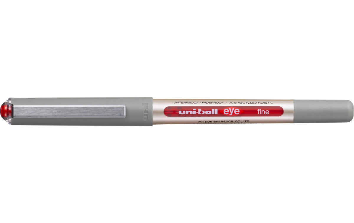 Uniball EYE Fine 0.7 mm ECO Flüssig-Tintenroller rot