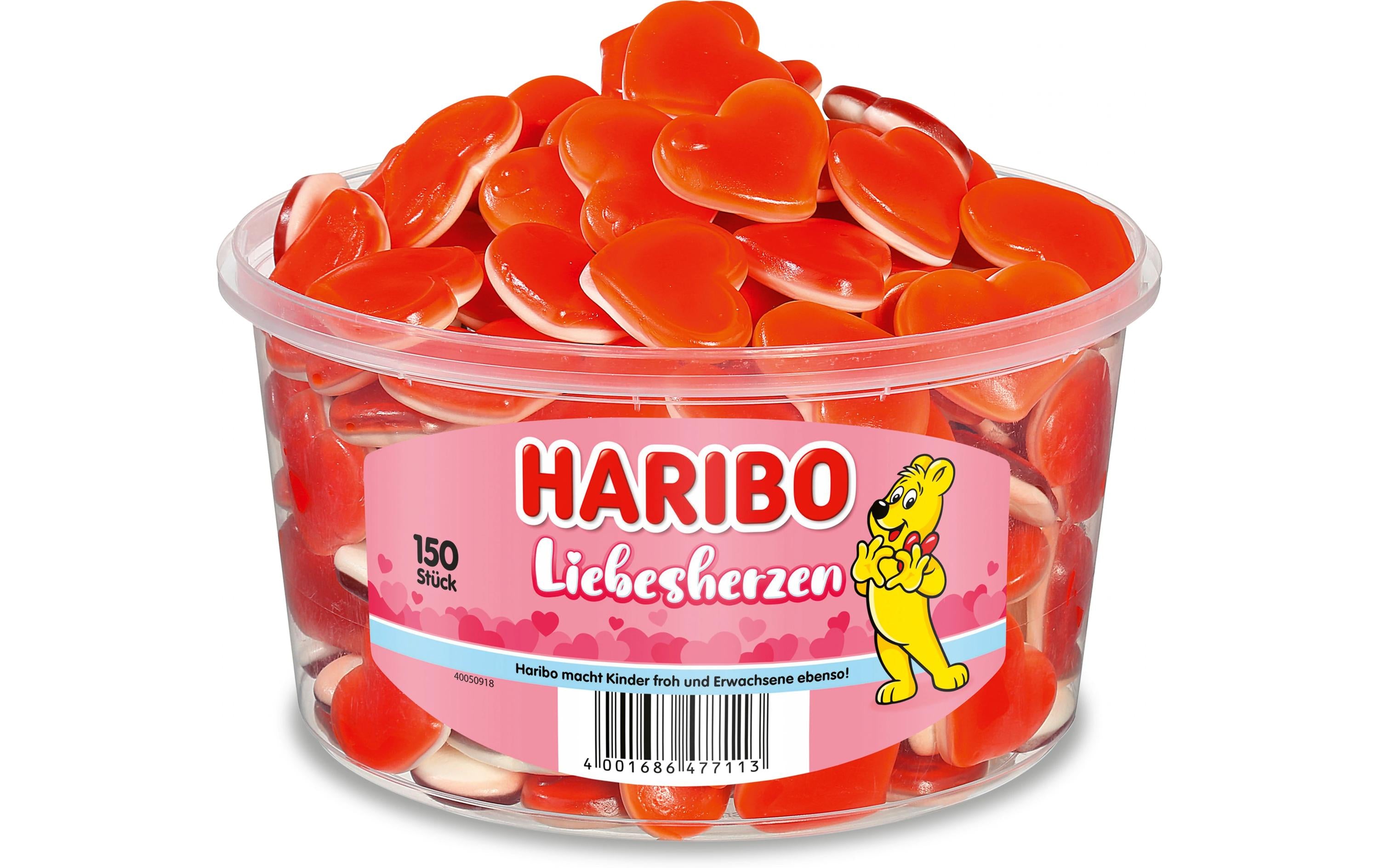Haribo Liebesherzen Dose 150 Stück