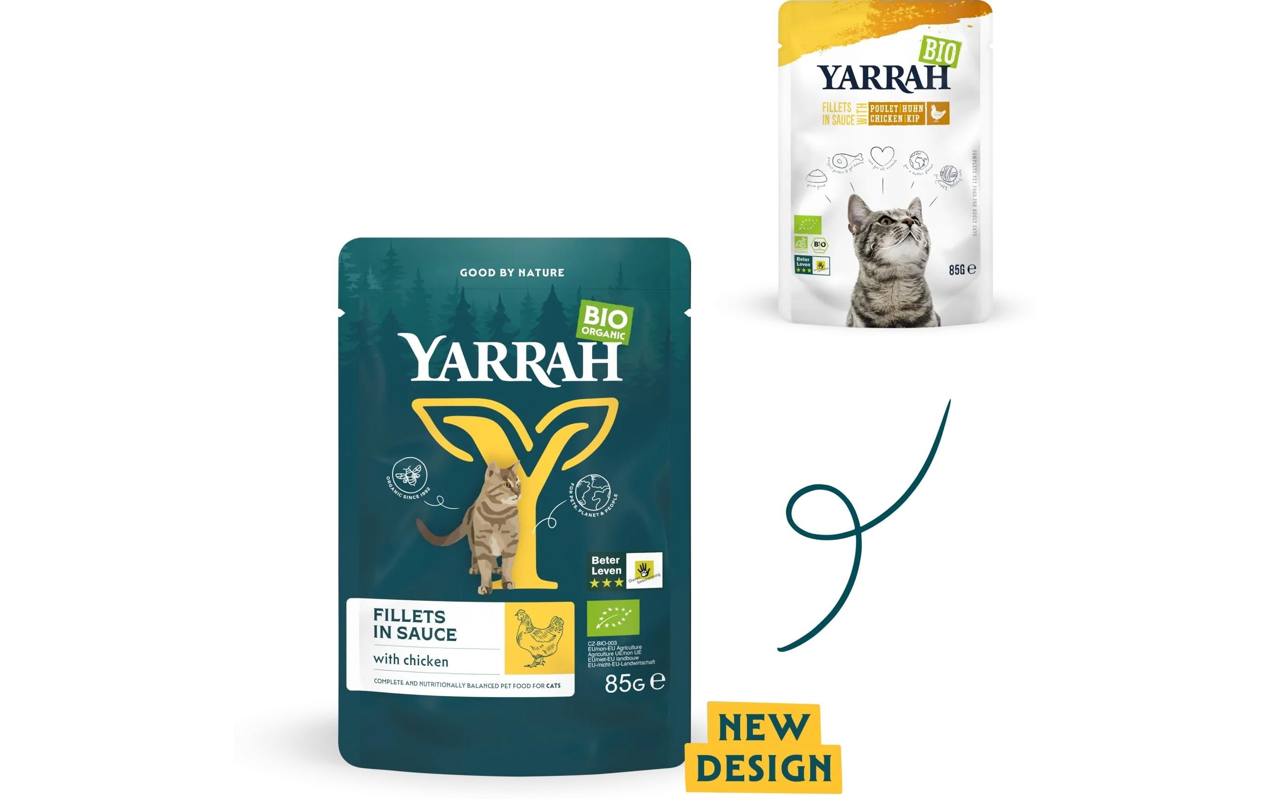 Yarrah Cat NF Bio Huhn 14 x 85 g