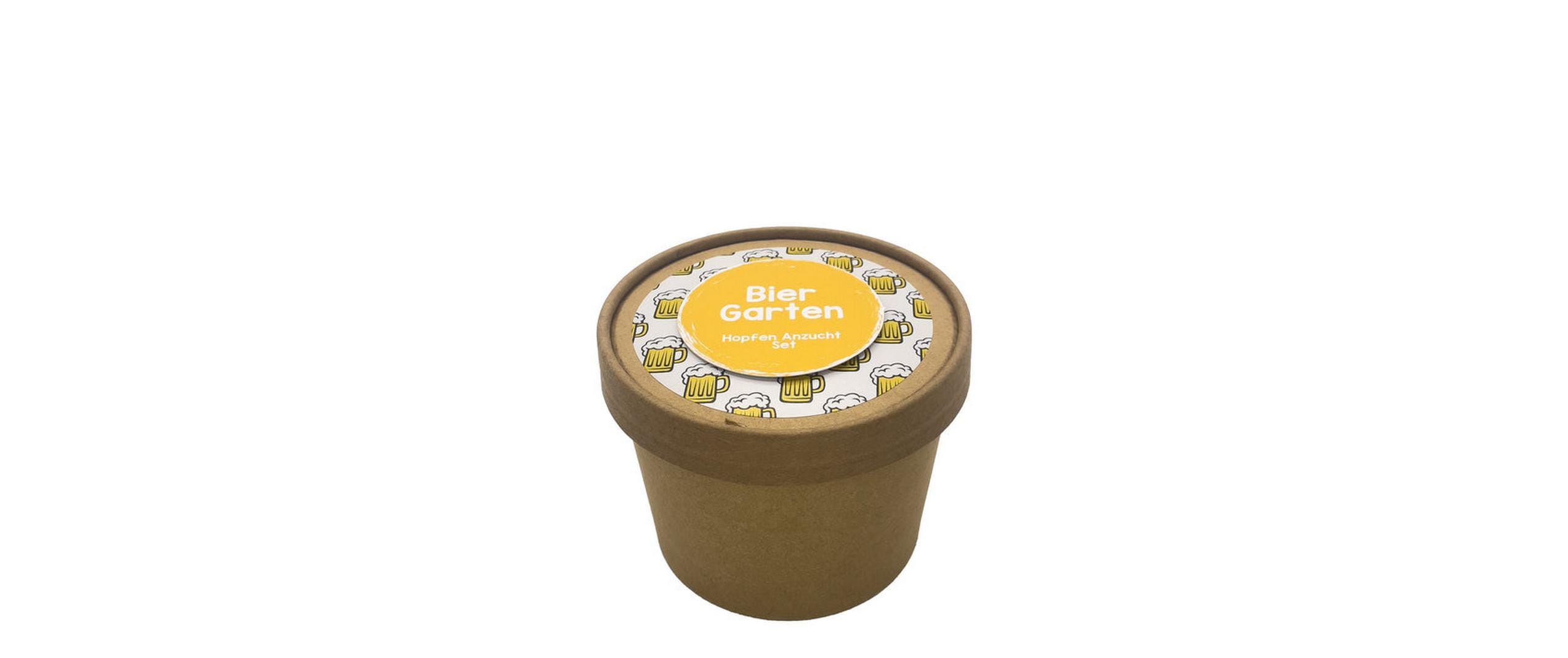 Mitbringsel Bier Garten Pott Hopfen 7cm hoch und 9.8cm Durchmesser