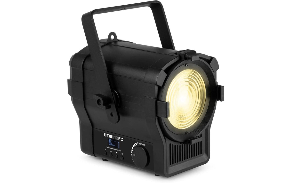 BeamZ Pro BTM100FC Fresnel LED Spot, 100W RGBALC COB-LED, Zoom