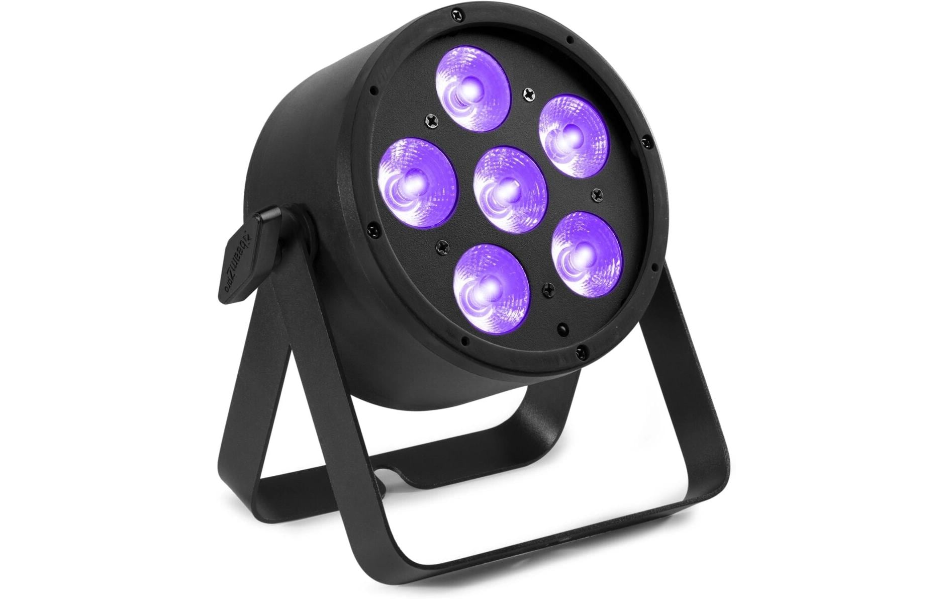 BeamZ Pro BAC324 LED Par, 6x 10W, RGBWAUV, IR, DMX