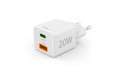 Hama Gan charger USBA USBC 20W 20w weiss