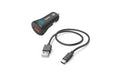 Hama Car Charger USBC 19.5W Black 19.5W, 1.5m schwarz