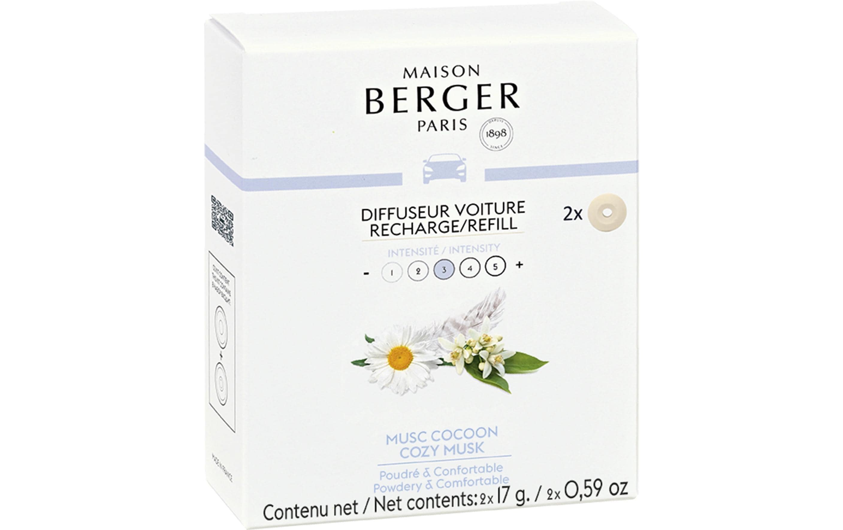Maison B. Autodiffusor Refill Musc Cocoon, 2 Stück
