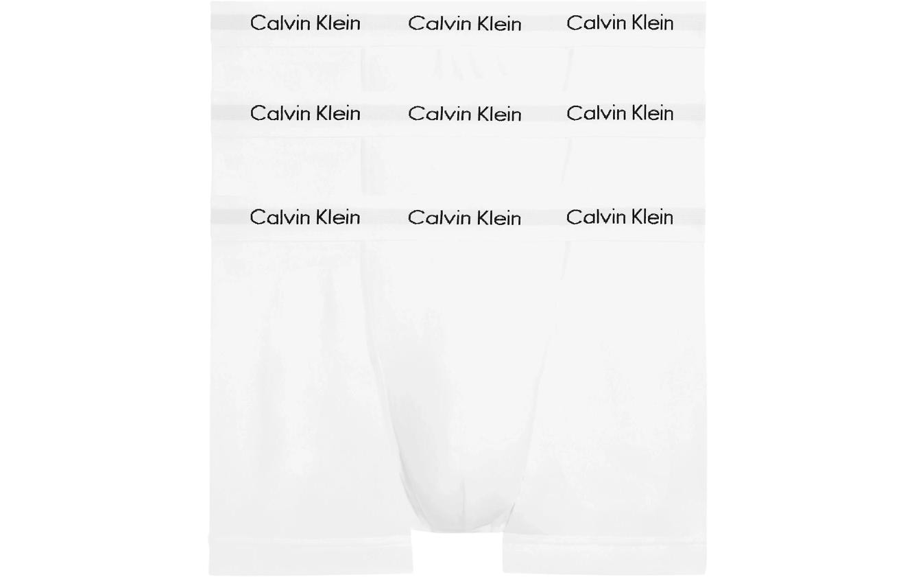 Calvin Klein 3P Trunk white, S