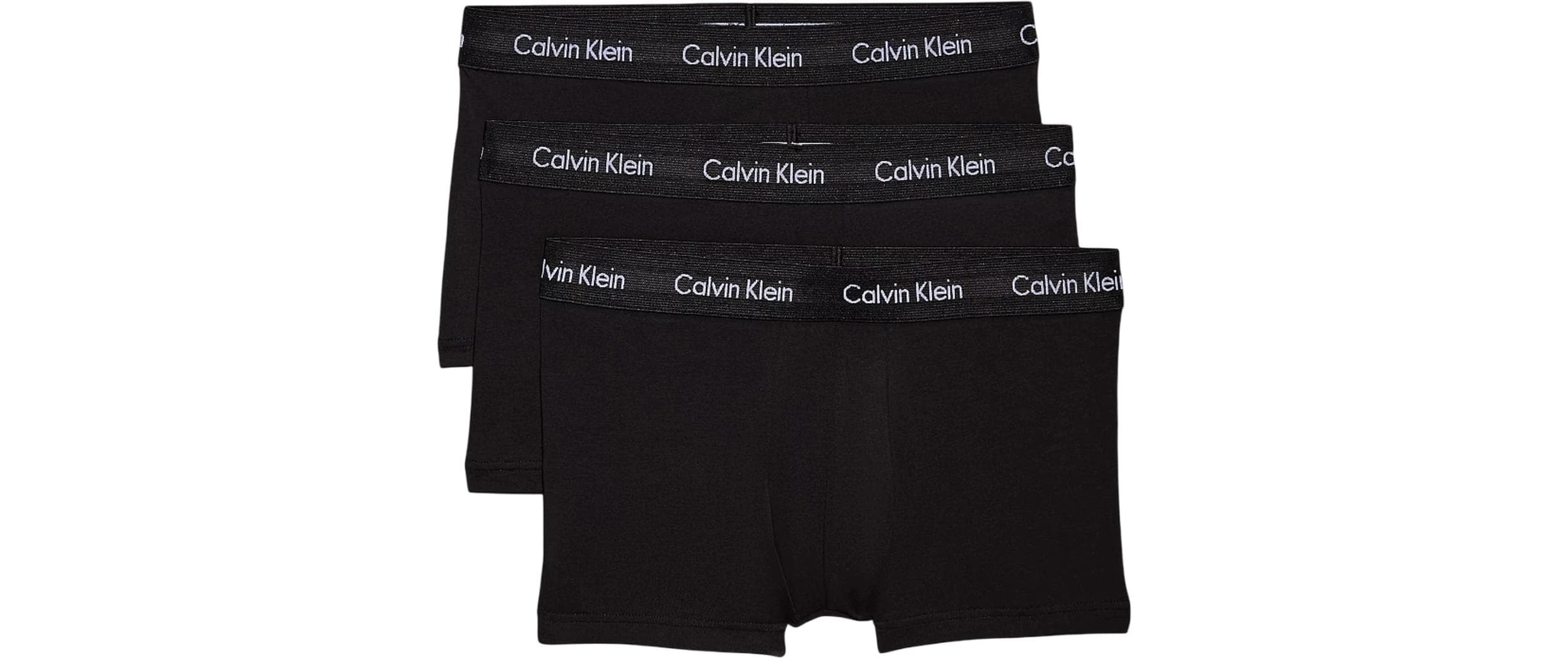 Calvin Klein 3P Low Rise Trunk Black/White/Black, XL