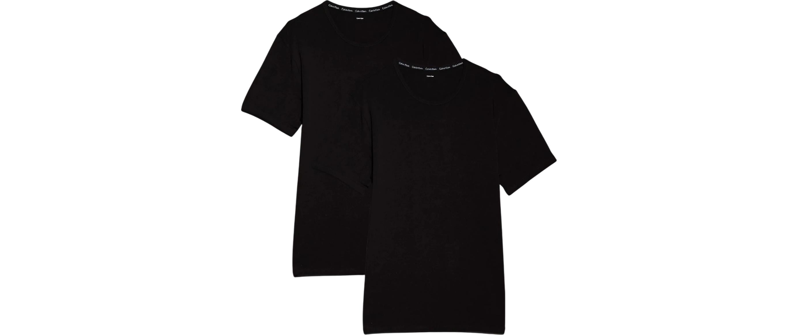 Calvin Klein 2P S/S Crew Neck Black, S