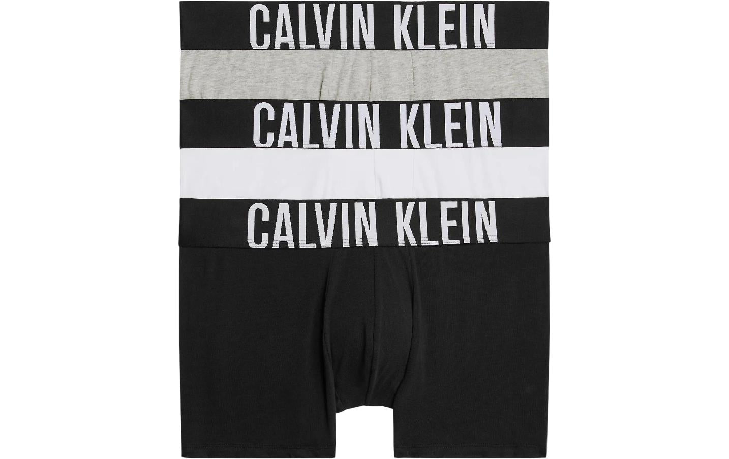 Calvin Klein Trunk 3Pk Black/Grey Heather/White, M