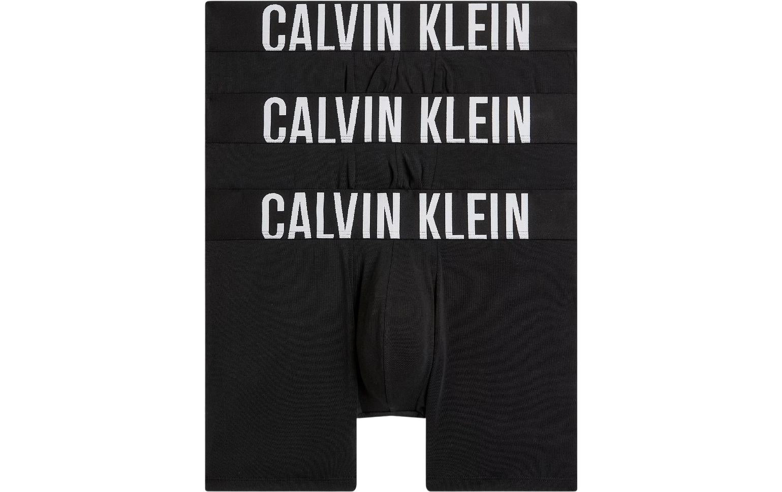 Calvin Klein Boxer Brief 3Pk Black/Black/Black, S